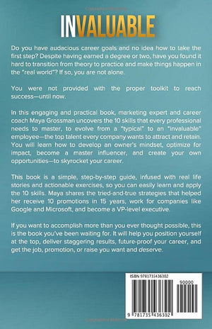 Invaluable: Master the 10 Skills You Need to Skyrocket Your Career,Used