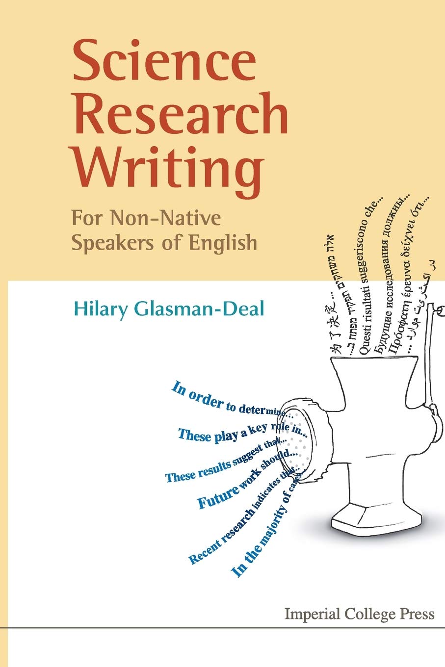 Science Research Writing For Nonnative Speakers Of English,New