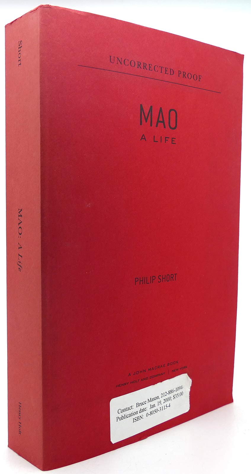 Mao: A Life,New