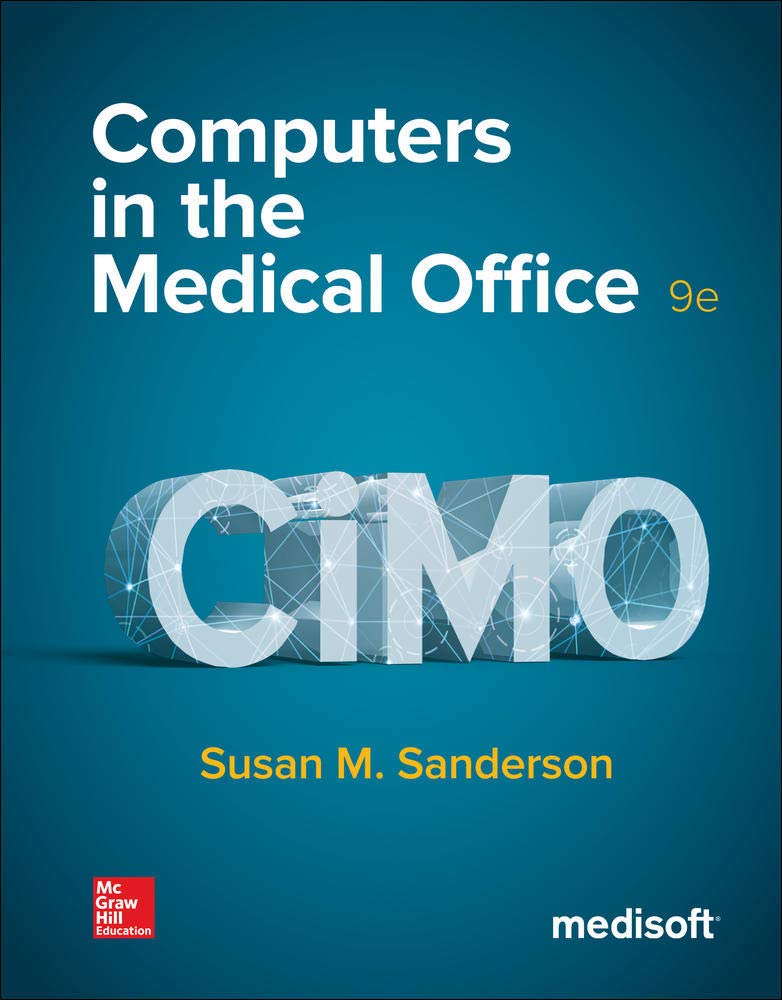 Computers In The Medical Office,New