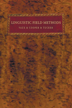 Linguistic Field Methods,Used