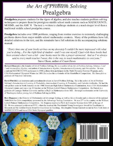 Art of Problem Solving (AoPS) Prealgebra,Used