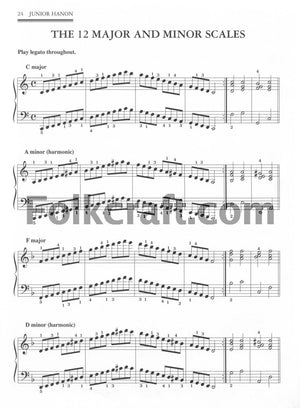Junior Hanon (Alfred Masterwork Edition),Used
