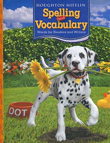 Houghton Mifflin Spelling And Vocabulary: Words for Readers and Writers,New