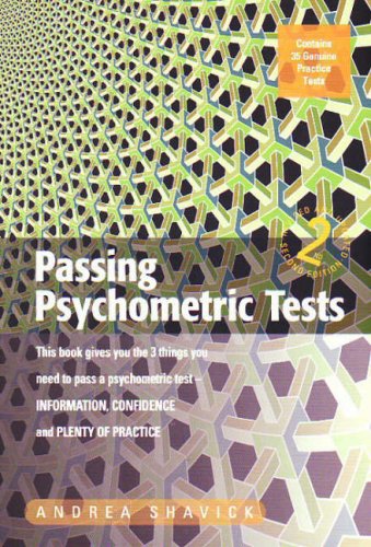 Passing Psychometric Tests,Used