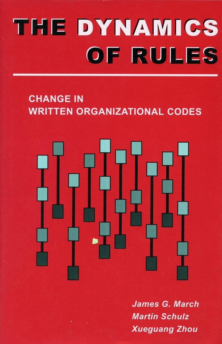 The Dynamics Of Rules: Change In Written Organizational Codes,Used