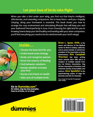 Birds For Dummies, 2nd Edition (For Dummies (Pets)),Used