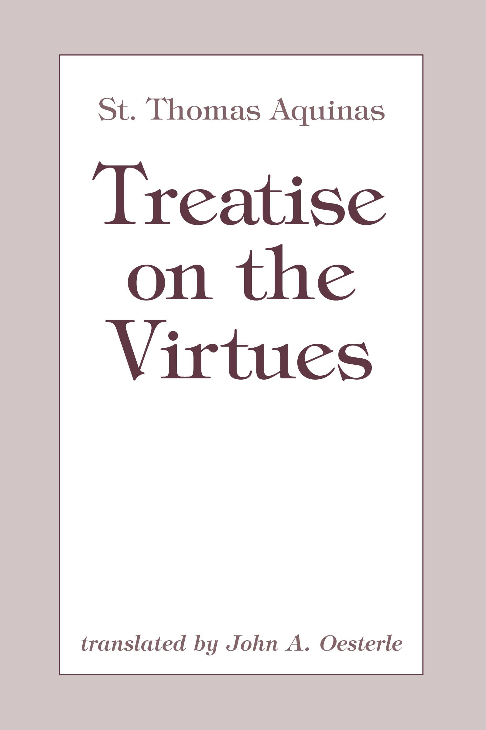 Treatise On the Virtues,Used
