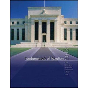MP Fundamentals of Taxation 2013 Edition with TaxAct Software,Used