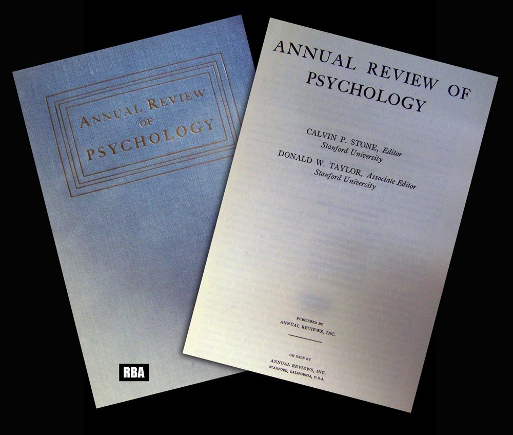 Annual Review of Psychology: 1998,Used