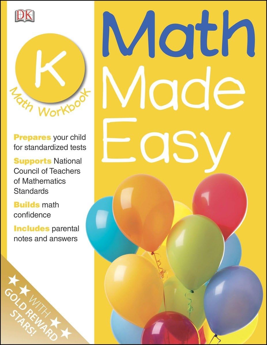 Math Made Easy: Kindergarten Workbook (Math Made Easy),New