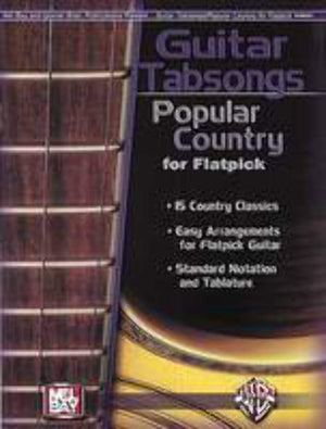 Guitar Tabsongs: Popular Country for Flatpick,Used