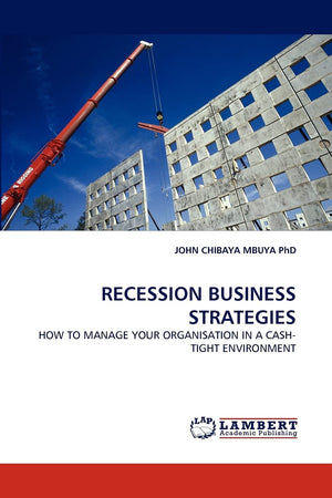 RECESSION BUSINESS STRATEGIES: HOW TO MANAGE YOUR ORGANISATION IN A CASHTIGHT ENVIRONMENT,Used