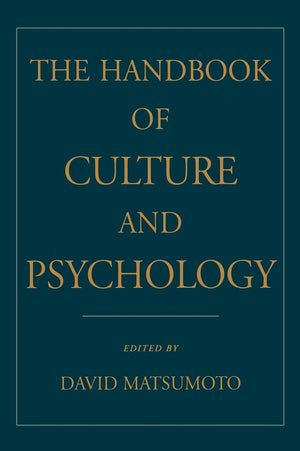 The Handbook of Culture and Psychology,Used