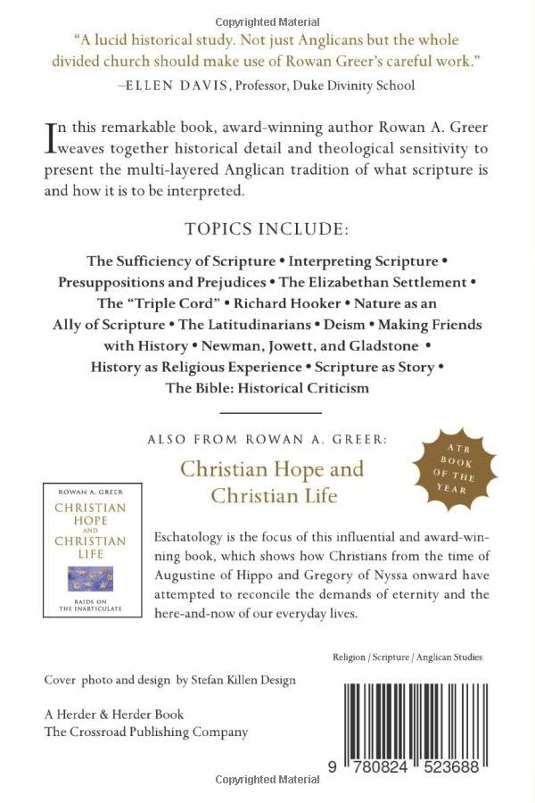 Anglican Approaches to Scripture: From the Reformation to the Present,Used