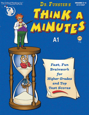 Dr. Funster's ThinkAMinutes A1 Workbook  Fast, Fun Brainwork for Higher Grades & Top Test Scores (Grades 23),Used