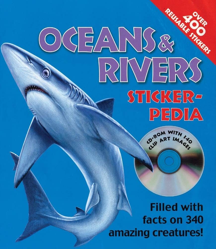 Stickerpedia Oceans and Rivers: Filled with Facts on 340 Amazing Creatures! (Stickerpedia Books),Used