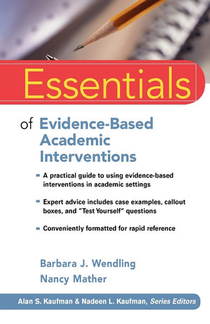 Essentials Of Evidencebased Academic Interventions,New