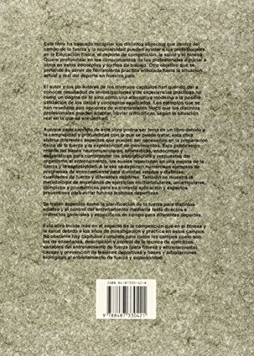 Entrenamiento de fuerza y explosividad para la actividad fsica y el deporte de competicin (Spanish Edition),Used