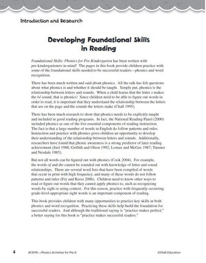 Foundational Skills: Phonics for PreKindergarten,Used