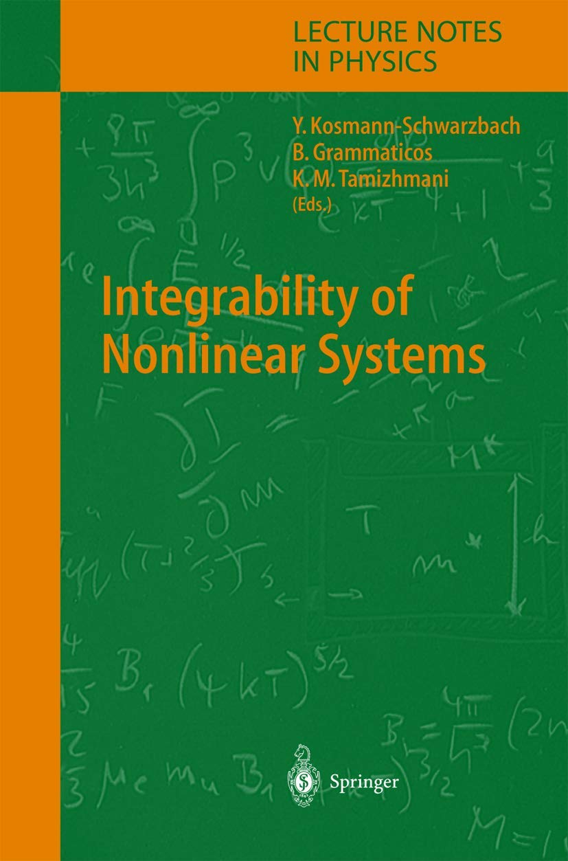Integrability of Nonlinear Systems (Lecture Notes in Physics, 638),Used