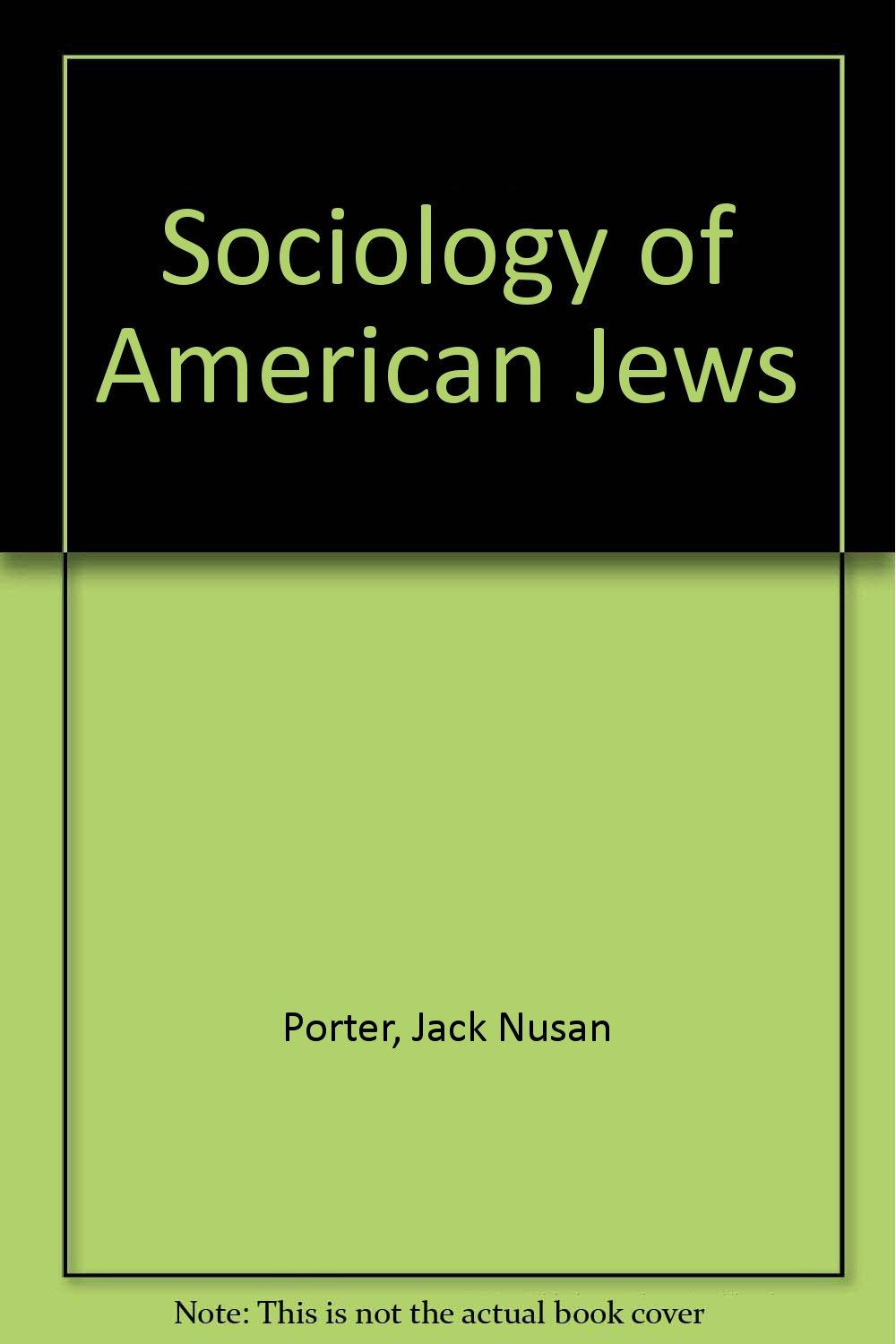 Sociology of American Jews,Used
