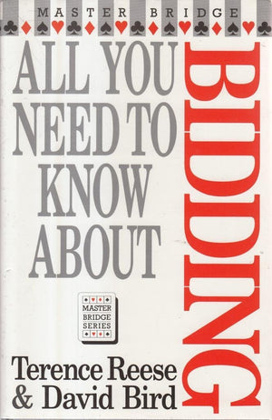 All You Need to Know About Bidding (Master Bridge Series),Used