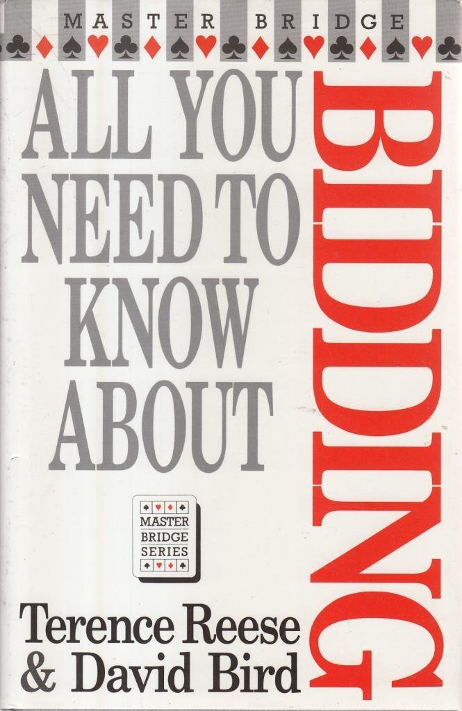 All You Need to Know About Bidding (Master Bridge Series),Used