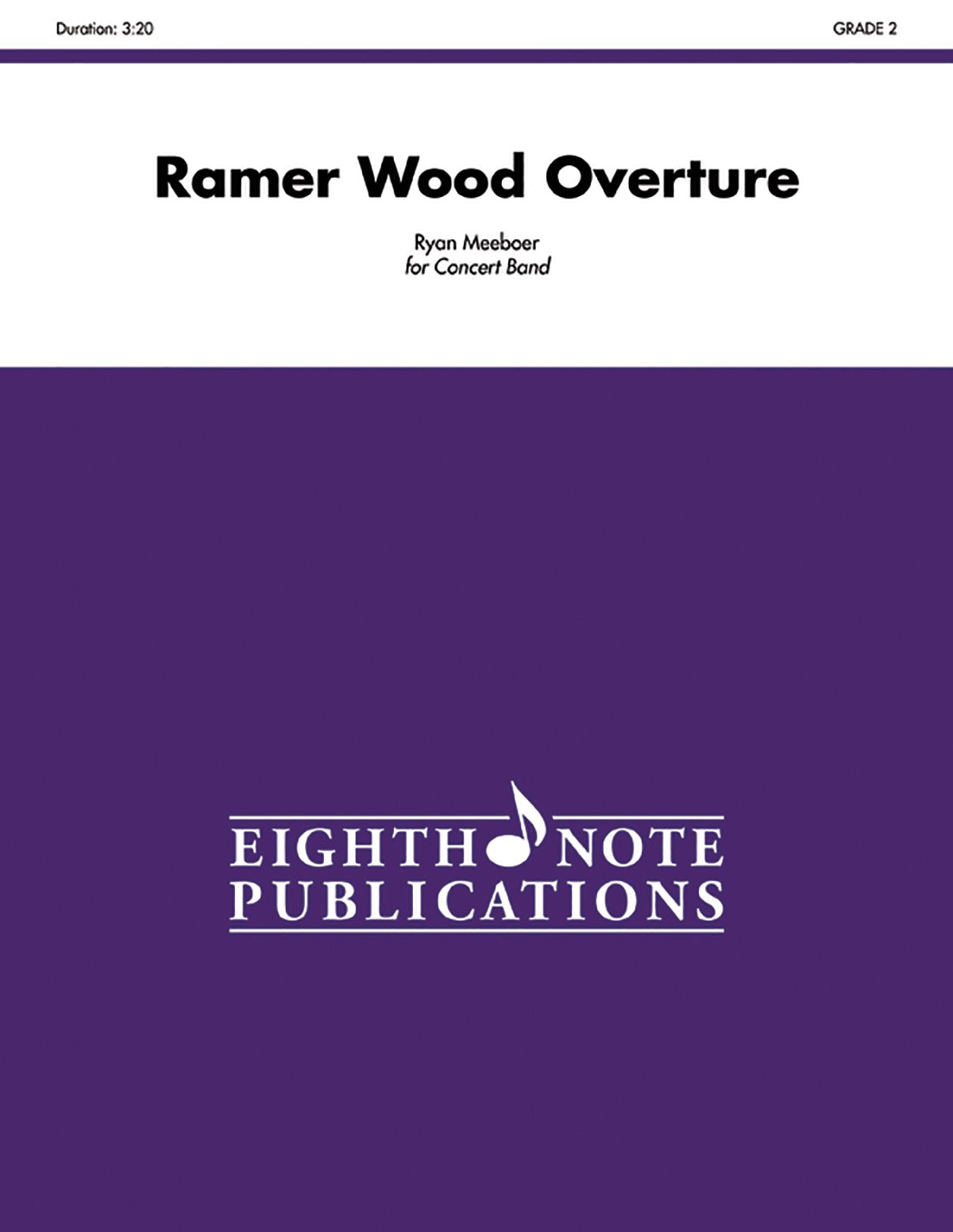 Ramer Wood Overture: Conductor Score (Eighth Note Publications),Used
