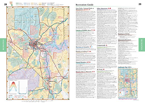 Nevada Road and Recreation Atlas  8th Edition, 2021 (Benchmark),Used