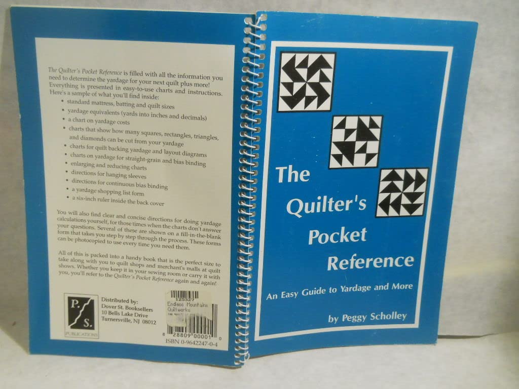 The Quilter's Pocket Reference Quide: An Easy Guide to Yardage and More,New