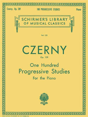 100 Progressive Studies without Octaves, Op. 139: Schirmer Library of Classics Volume 153 Piano Technique (Schirmer's Library of,New