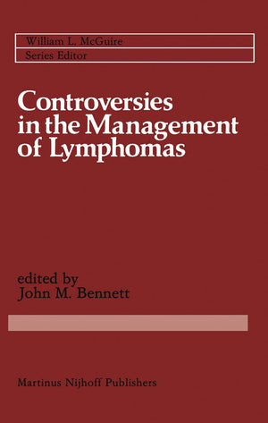 Controversies in the Management of Lymphomas: Including Hodgkins disease (Cancer Treatment and Research, 16),Used