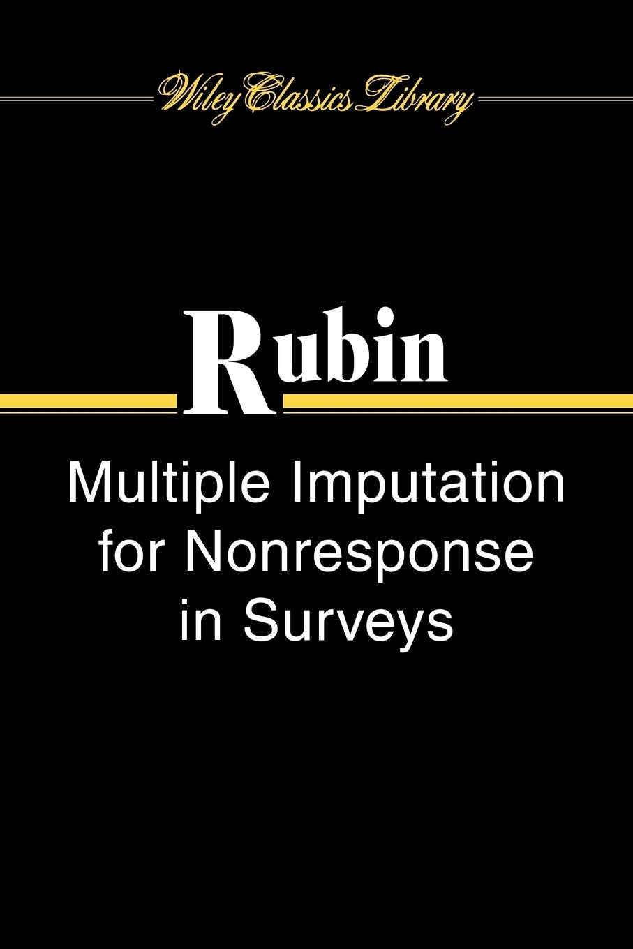 Multiple Imputation For Nonresponse In Surveys,New