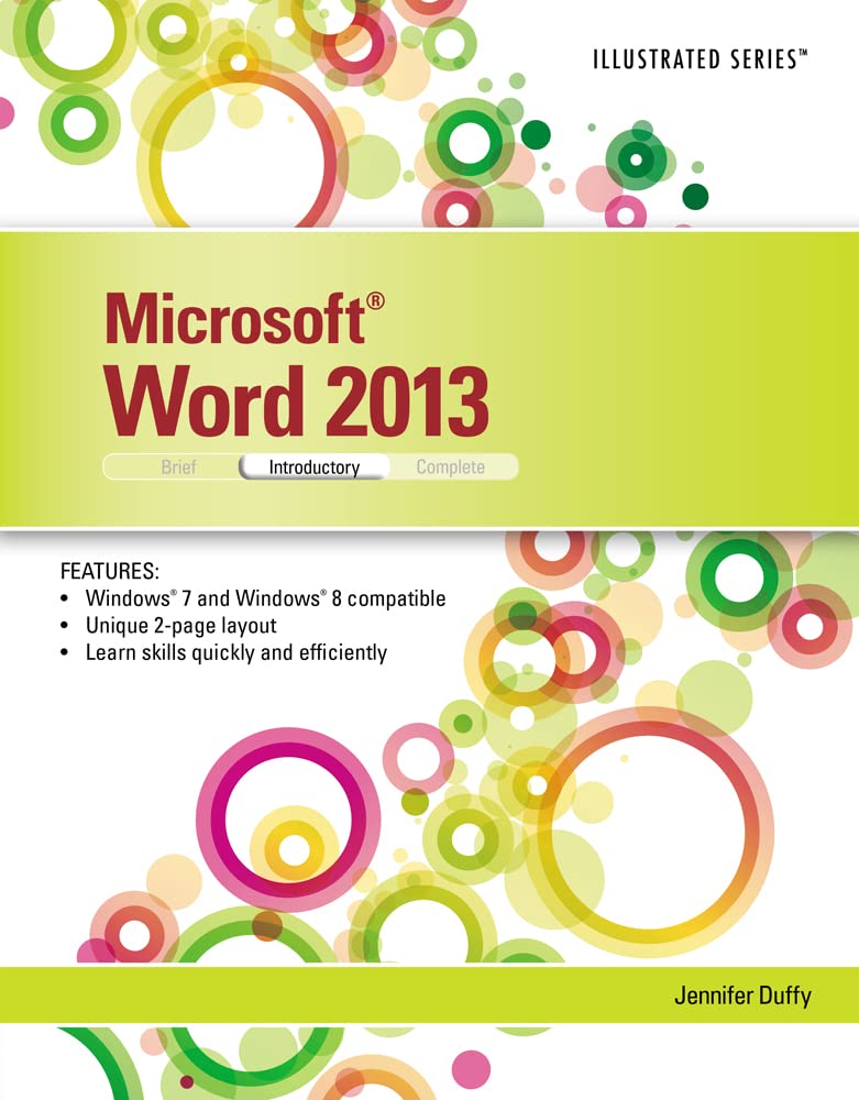 Microsoft Word 2013: Illustrated Introductory,Used