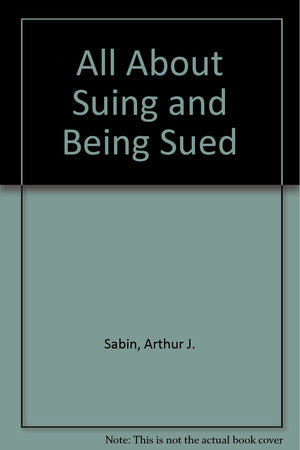 All about suing and being sued,Used