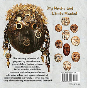 A Collection Of Polymer Clay Masks,Used