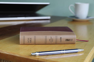 Amplified Holy Bible, Compact, Leathersoft, Tan/Burgundy: Captures The Full Meaning Behind The Original Greek And Hebrew