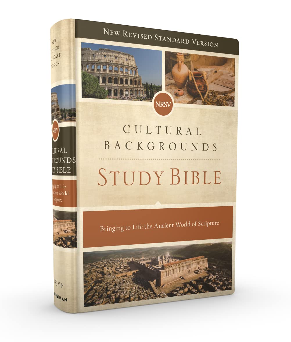 Nrsv, Cultural Backgrounds Study Bible, Hardcover, Comfort Print: Bringing To Life The Ancient World Of Scripture,New