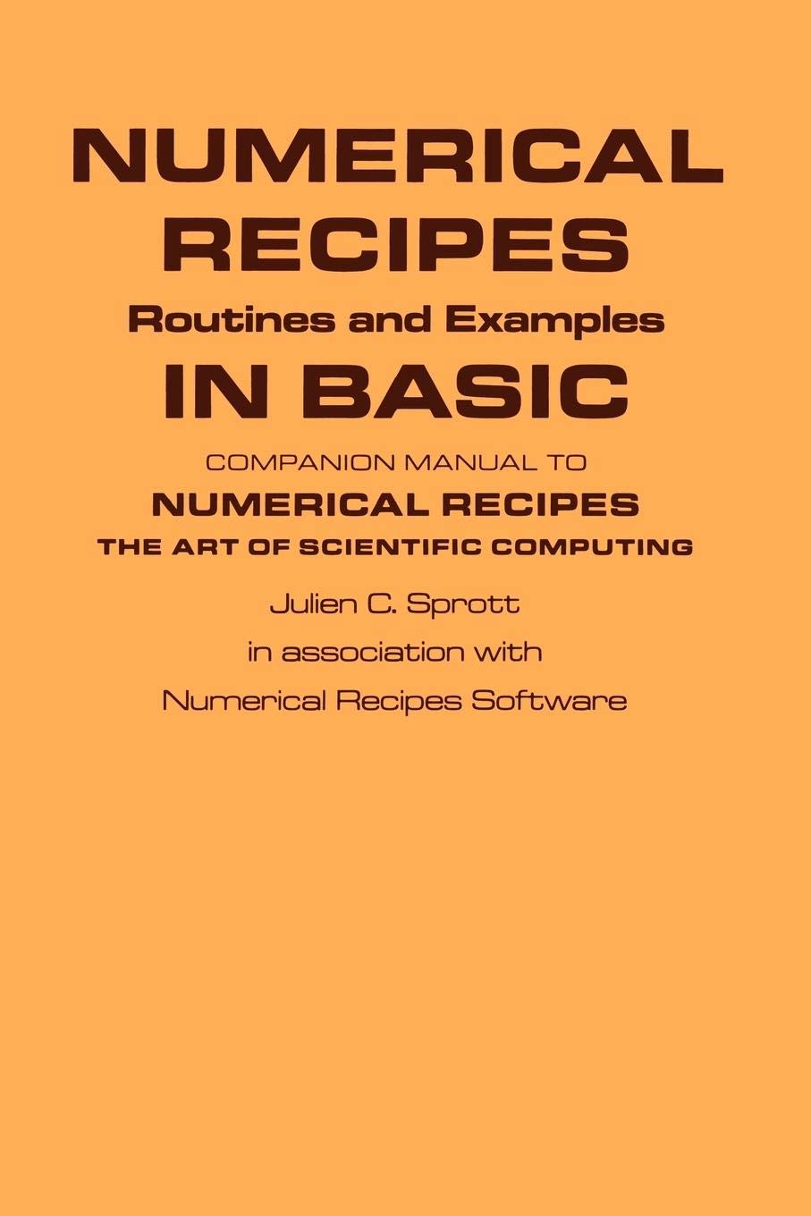 Numerical Recipes Routines And Examples In Basic (First Edition),Used