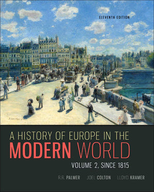 A History of Europe in the Modern World, Volume 2,Used