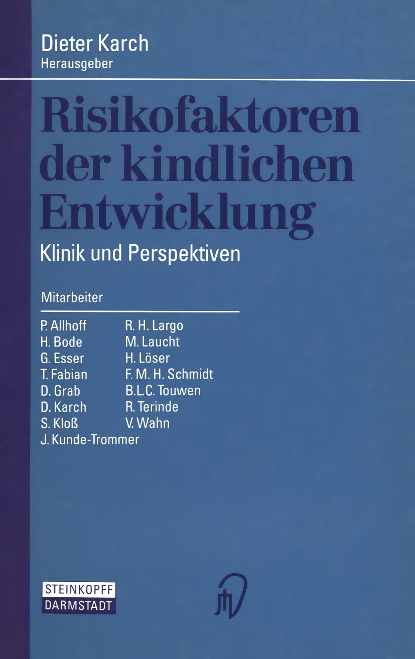 Risikofaktoren der kindlichen Entwicklung: Klinik und Perspektiven (German Edition),Used