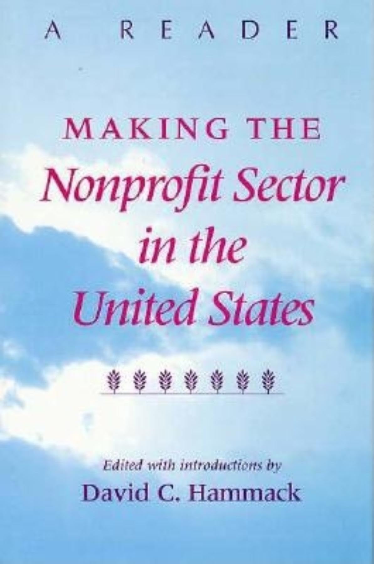 Making the Nonprofit Sector in the United States A Reader,Used