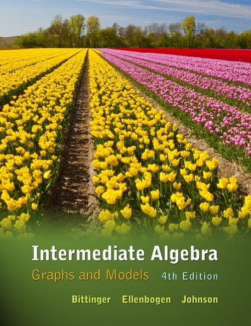 Intermediate Algebra: Graphs and Models,Used