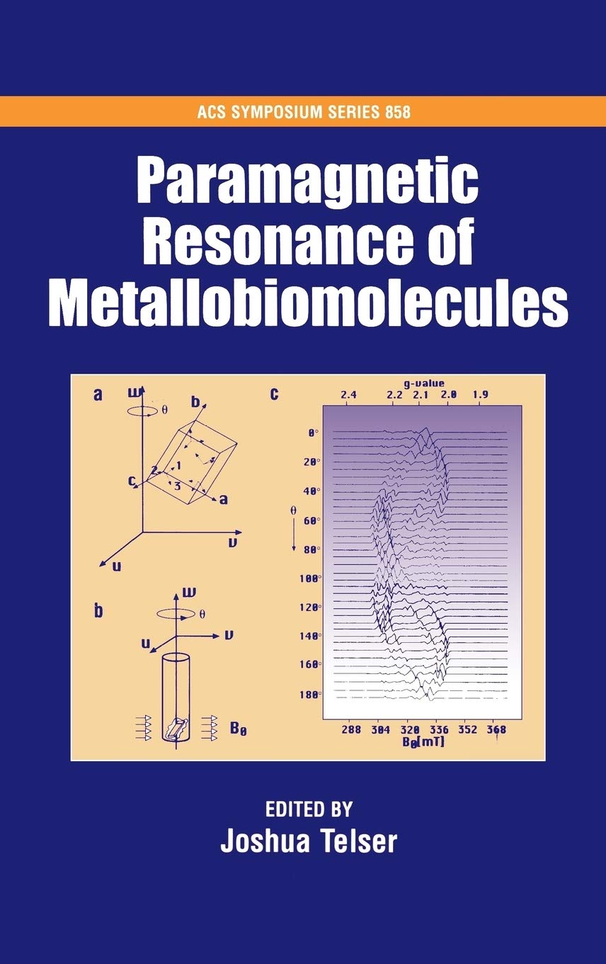 Paramagnetic Resonance Of Metallobiomolecules (Acs Symposium Series),Used
