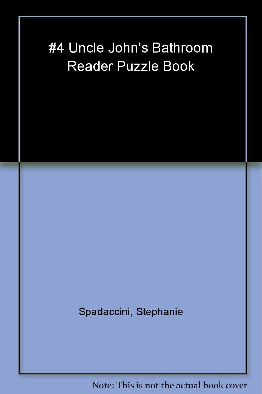 Uncle John's Bathroom Reader Puzzle Book #4,Used