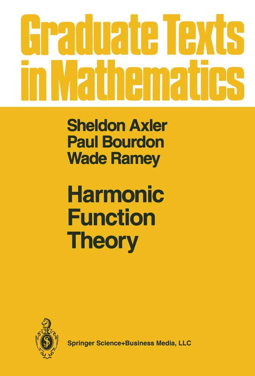 Harmonic Function Theory (Graduate Texts in Mathematics, Vol 137),Used