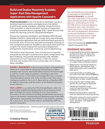 Practical Cassandra: A Developer's Approach (AddisonWesley Data and Analytics),Used