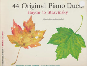 Theodore Presser Company 44 Original Piano Duets - Essential Sheet Music for Piano Players