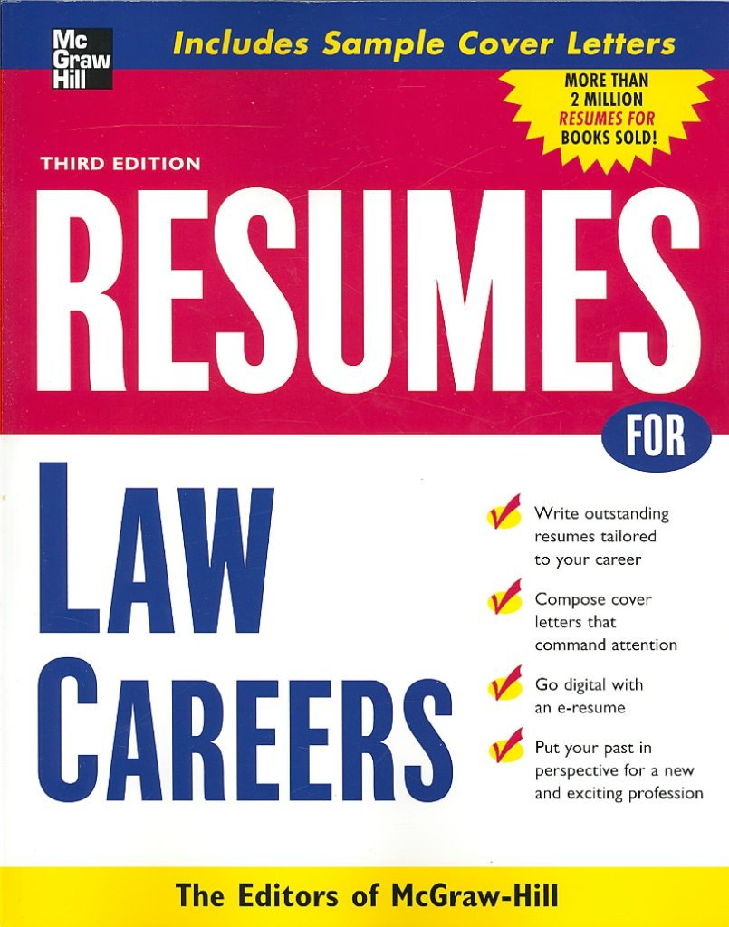 Resumes for Law Careers (Professional Resumes Series),Used